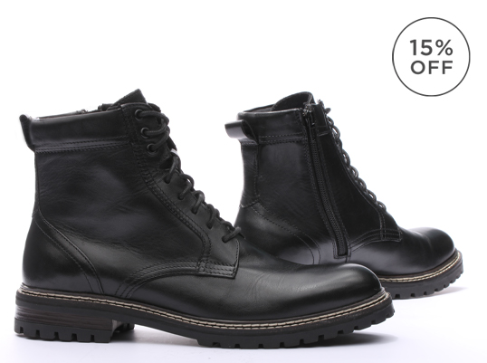 Image of Crevo mens Rupert Boot w/ black rubber outsole lace up conetruction 15% off